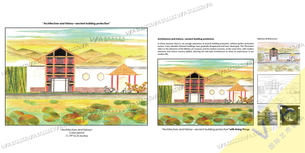 建筑設(shè)計留學(xué)輔導(dǎo)作品